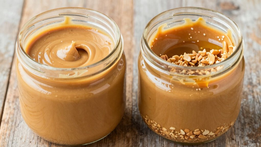 storing natural versus stabilized peanut butter