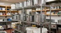 sturdy shelving for kitchens