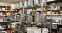 sturdy shelving for kitchens