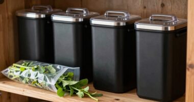 vacuum canisters preserve pantry