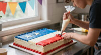 Martha's Giant Flag Cake Served 250 Guests—Here's How to Make It Yourself