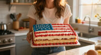 Martha Stewart Serves Huge American Flag Cake with 250 Pieces for Founding Father-Themed Party