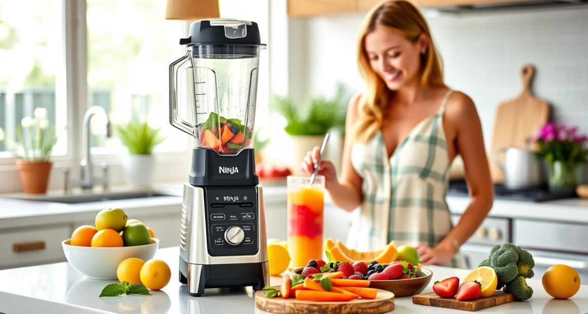Cool Off This Summer: Make a Refreshing Green Smoothie with the Ninja BC151EM Blast Portable Blender