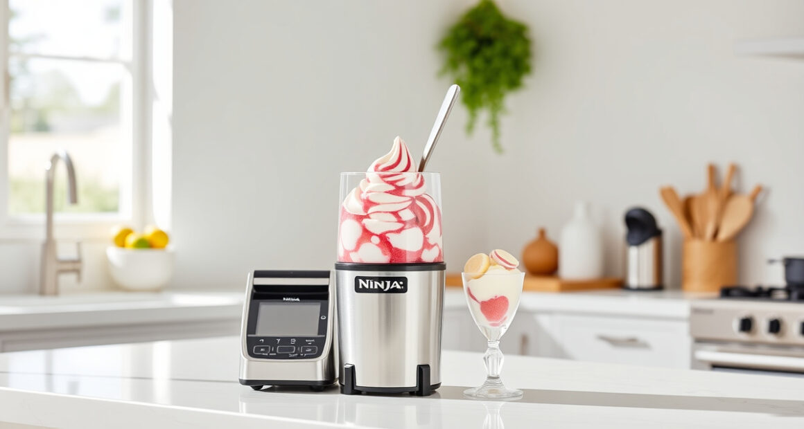 Cool Off This Summer with the Ninja NC701 CREAMi Swirl Ice Cream Maker