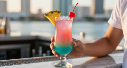 Miami Vice Cocktail