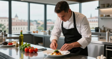 Rome's Tallest Hotel Features '90s-Born Chef At The Green