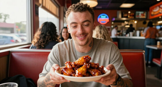 Sam Smith Loves Hooters Chicken Wings