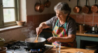 Centenarian Tullia Of Busto Arsizio Cooks And Drinks Wine At Lunch