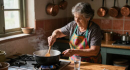 Centenarian Tullia Of Busto Arsizio Cooks And Drinks Wine At Lunch
