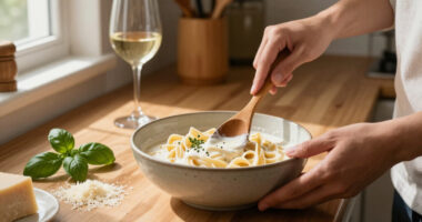 On Nights I Don’t Feel Like Cooking, I Turn To This Super Creamy Pasta