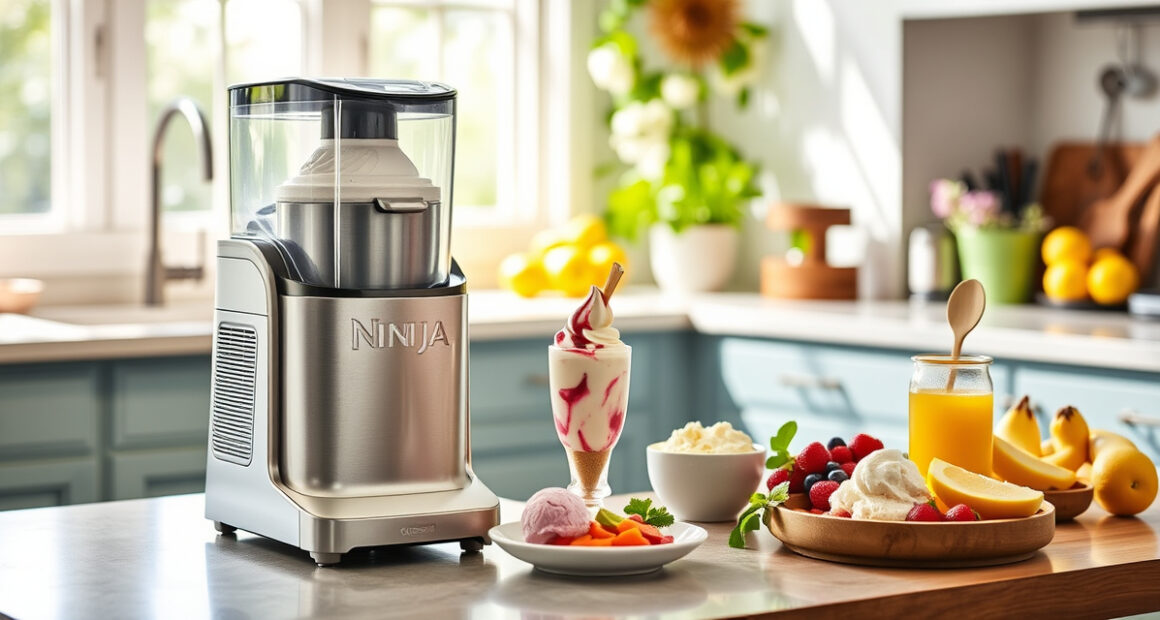 Summer Soft Serve with the Ninja NC701 CREAMi Swirl