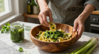 Trofie Al Pesto Di Sedano