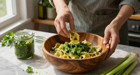 Trofie Al Pesto Di Sedano