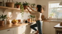 11 Clever Ideas For What To Do With The Awkward Space Above Kitchen Cabinets