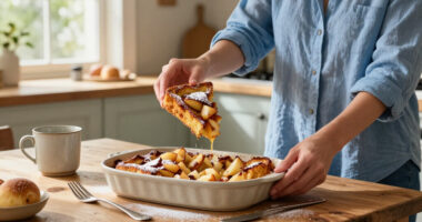 Baked Apple Cinnamon French Toast
