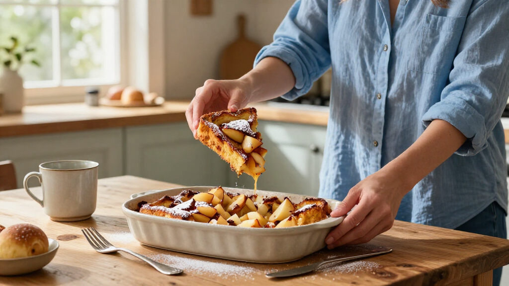Baked Apple Cinnamon French Toast
